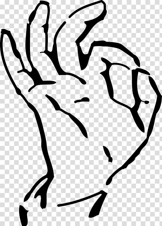 OK , american Sign Language transparent background PNG clipart