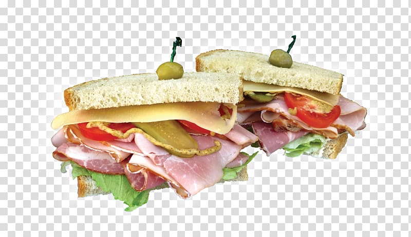 Ham Breakfast sandwich Club sandwich Delicatessen Muffuletta, sandwich transparent background PNG clipart