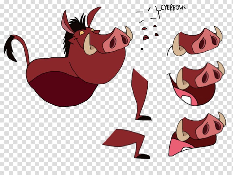 Pig Timon and Pumbaa , pig transparent background PNG clipart