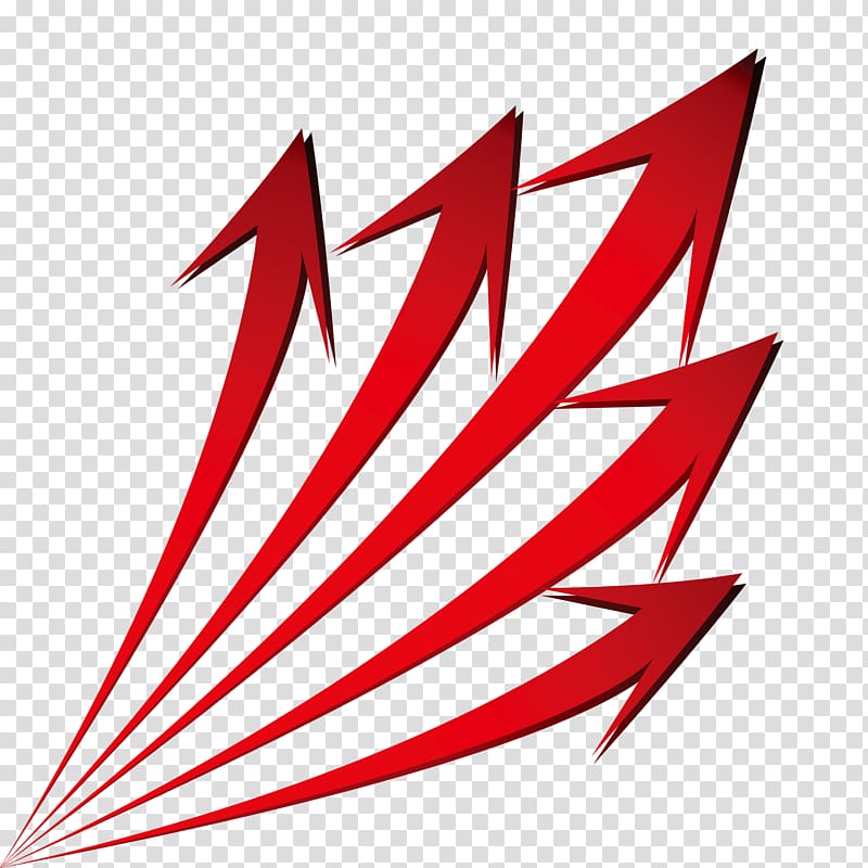 red multiple arrows transparent background PNG clipart