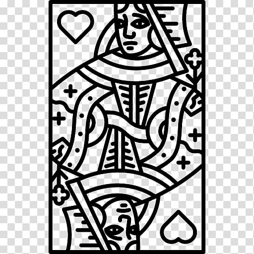 Queen of Hearts Playing card Queen of spades, carte poker transparent background PNG clipart