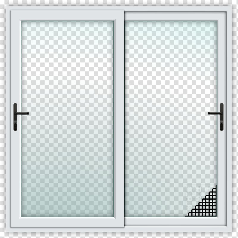white framed window, Window Sliding glass door Sliding door, door transparent background PNG clipart