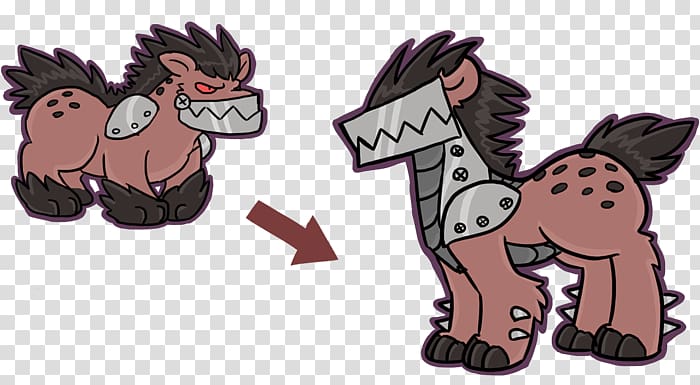 Pony Mustang Mane Hyena Donkey, Spotted Hyena transparent background PNG clipart