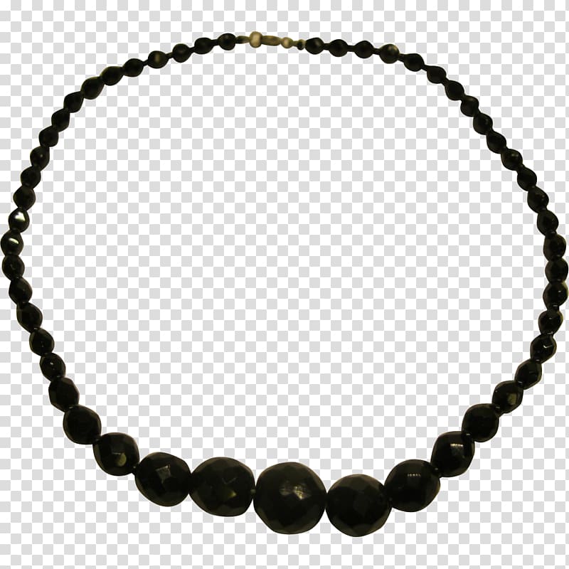 Earring Necklace Jewellery Bead Onyx, necklace transparent background PNG clipart