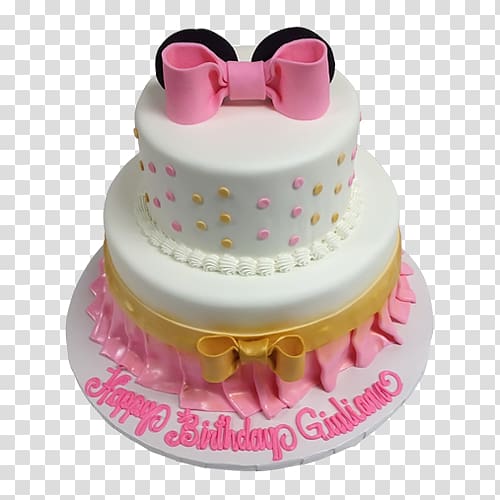 Birthday cake Minnie Mouse Mickey Mouse Torte Sugar cake, minnie mouse transparent background PNG clipart