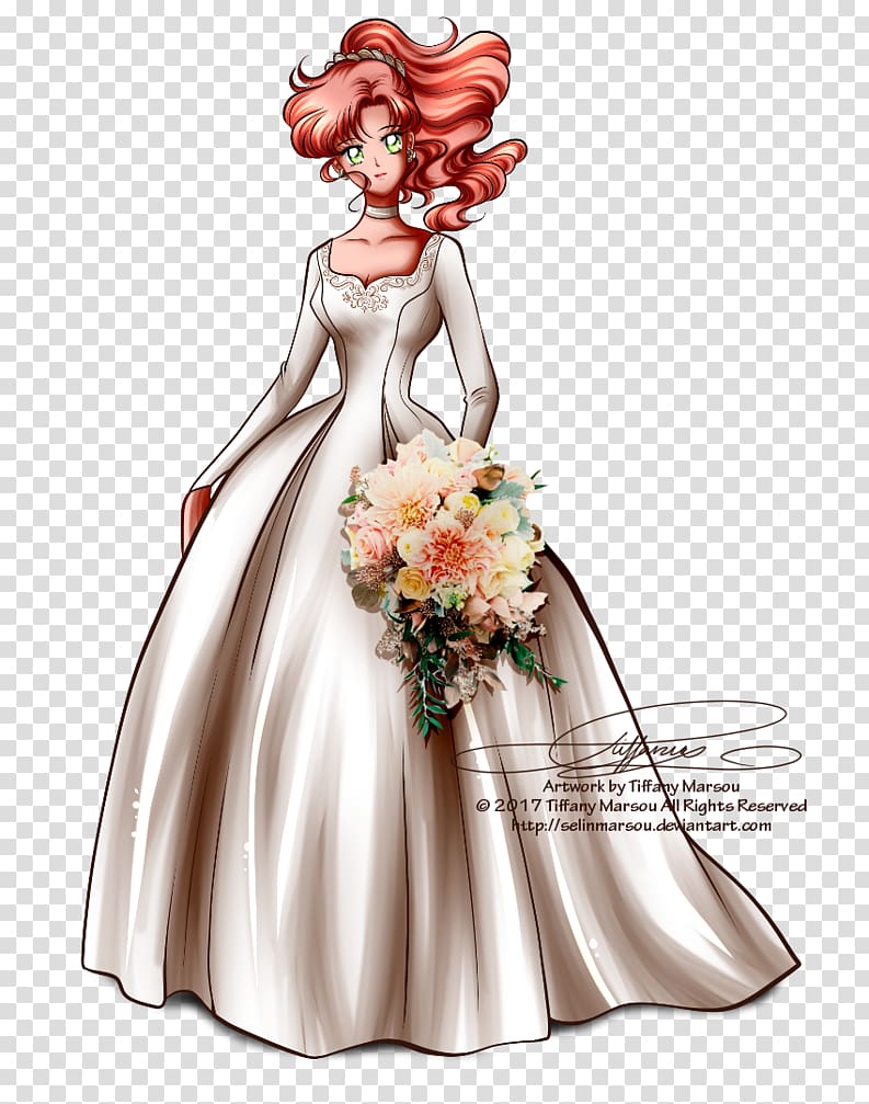 Sailor Jupiter Sailor Moon Wedding dress Bride, wedding bride transparent background PNG clipart