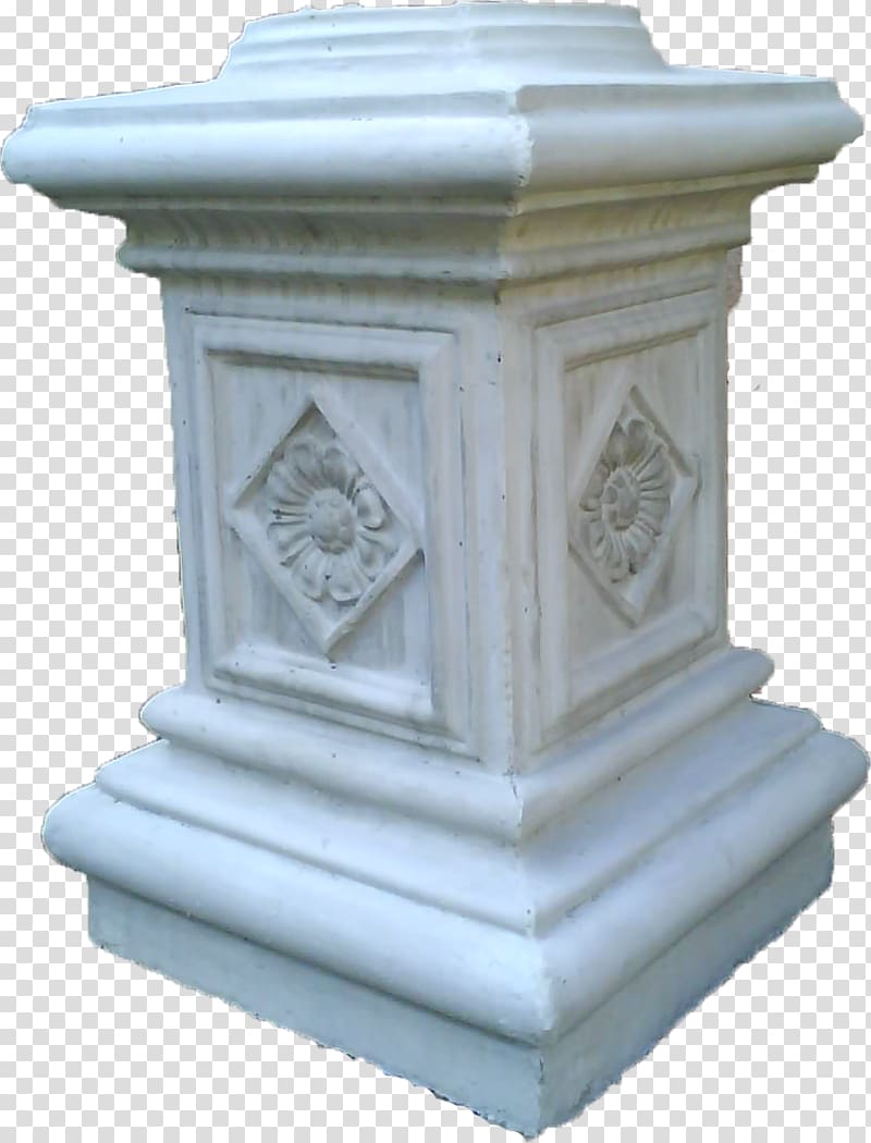 Column Carving House Terrace Garden, column transparent background PNG clipart