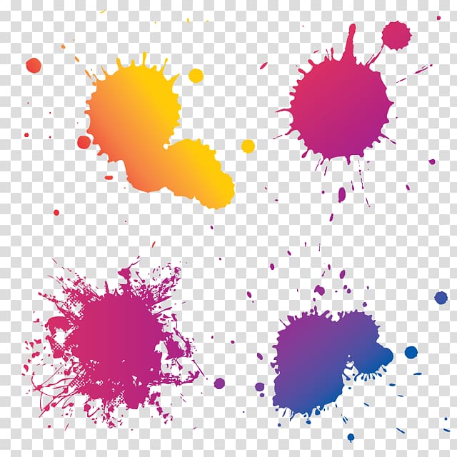 Splash graphics Color Illustration , splash collection transparent background PNG clipart