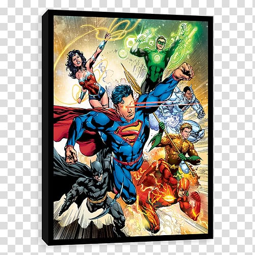 Superman Captain Marvel Wonder Woman Batman The New 52, superman transparent background PNG clipart