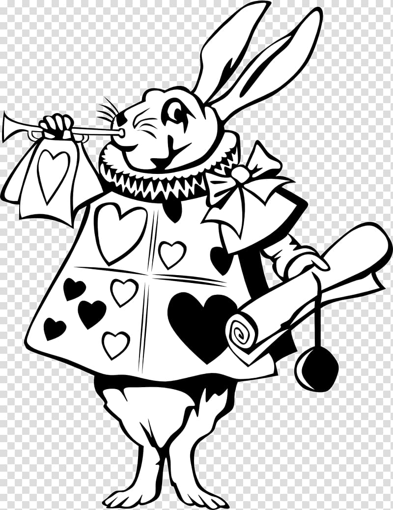Alice\'s Adventures in Wonderland White Rabbit The Mad Hatter Cheshire Cat , Gerald G transparent background PNG clipart