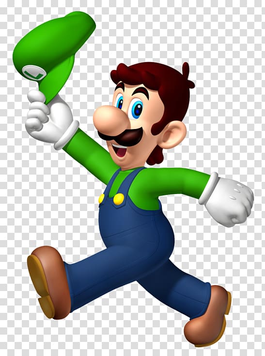 Luigi illustration, Luigis Mansion New Super Mario Bros. U New Super Mario Bros. Wii, Luigi transparent background PNG clipart