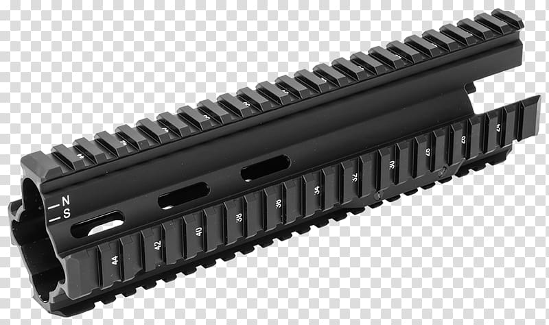 M4 carbine Handguard AR-15 style rifle Picatinny rail Receiver, hk417 transparent background PNG clipart