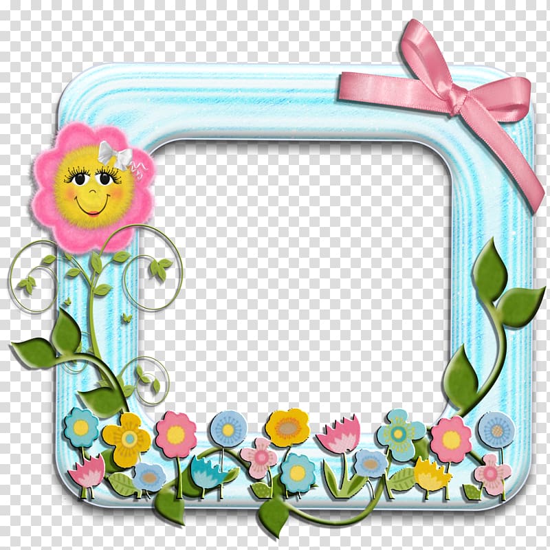 Frames Greeting & Note Cards Birthday Child, flower frame transparent background PNG clipart
