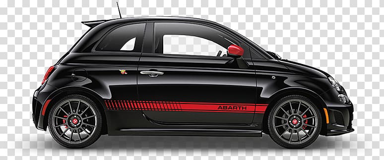 Fiat 500 Car Abarth Auto show, car transparent background PNG clipart