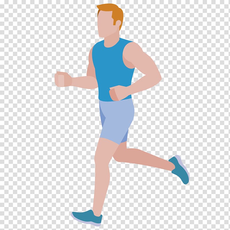 Running Cartoon Flat design, Running man transparent background PNG clipart