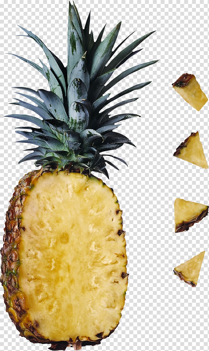 Pineapple transparent background PNG clipart