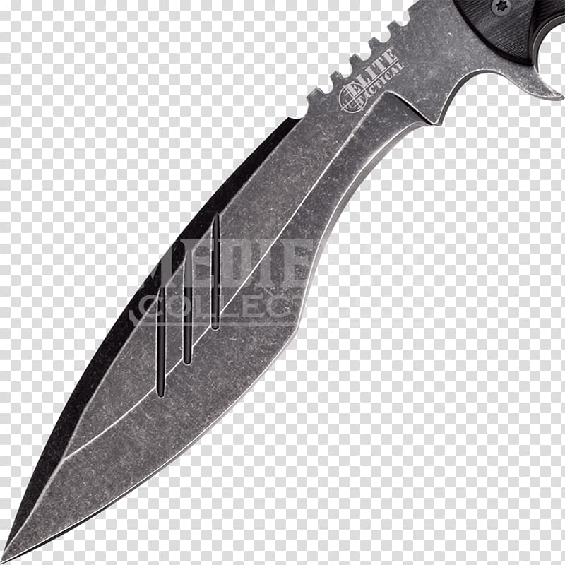 Bowie knife Hunting & Survival Knives Throwing knife Machete, knife transparent background PNG clipart