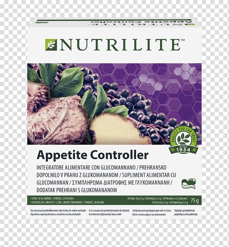 Amway Dietary supplement Nutrilite Appetite Glucomannan, appetite transparent background PNG clipart