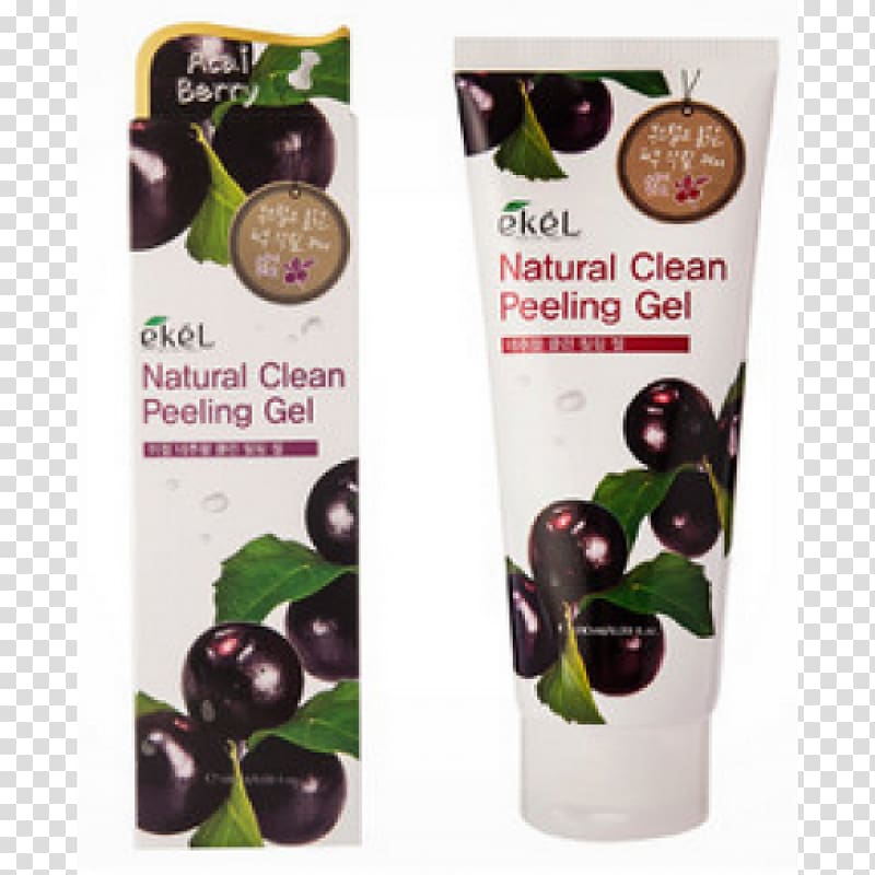 Exfoliation Açaí palm Skin Gel Cosmetics, acai berry transparent background PNG clipart