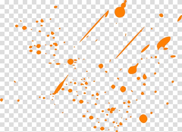 Paint Color , orange splash transparent background PNG clipart