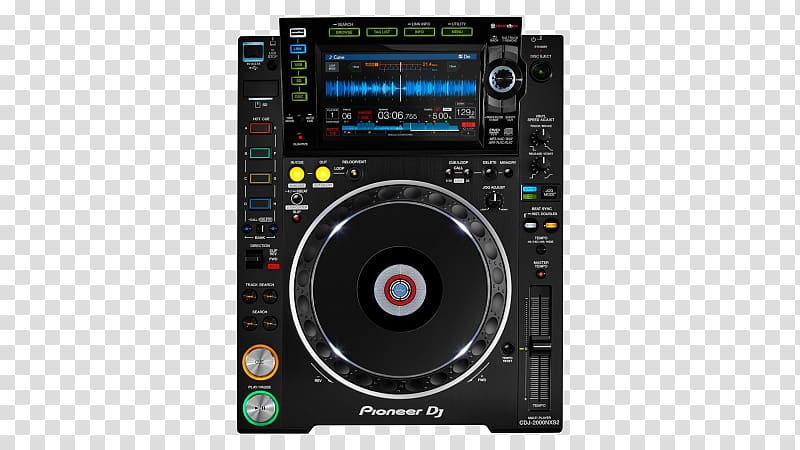 CDJ-2000 Pioneer DJ DJM Disc jockey, Virtual dj transparent background PNG clipart