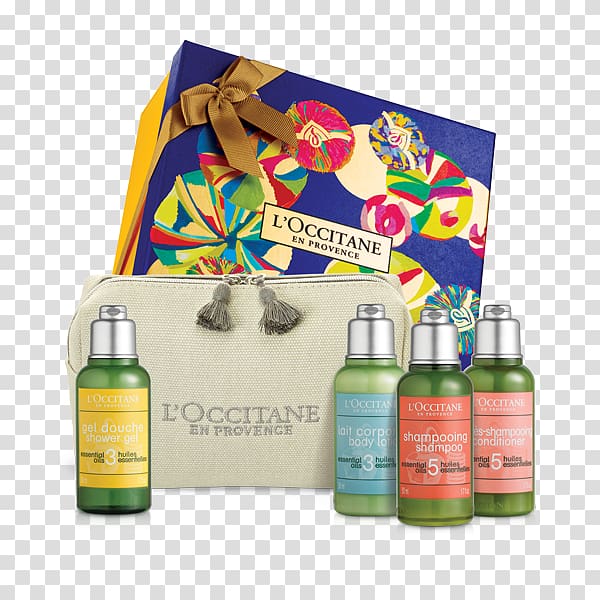 L\'Occitane En Provence Gift Box Bottle Product, special collect transparent background PNG clipart