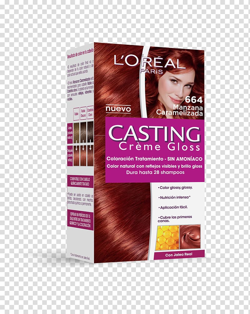 Hair coloring LÓreal Lip gloss, hair transparent background PNG clipart