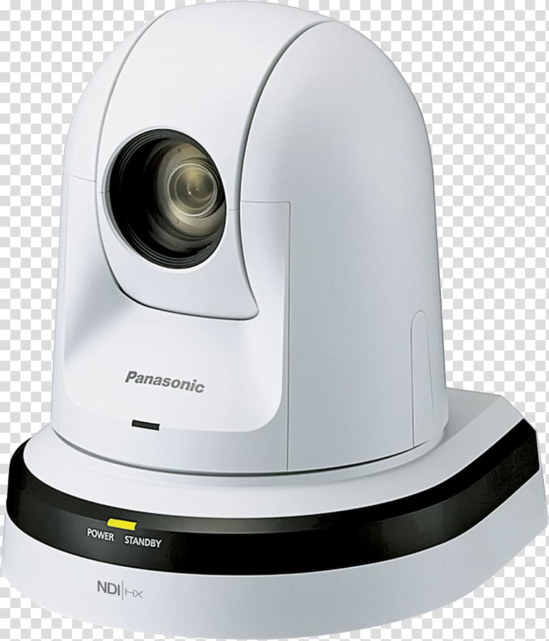 Pan–tilt–zoom camera Panasonic AW-HE40HW HDMI, professional camera transparent background PNG clipart