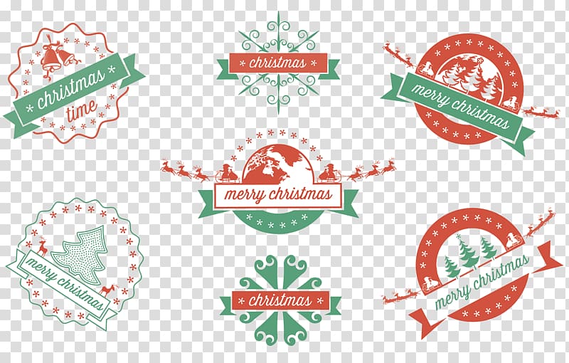 Christmas Tags transparent background PNG clipart