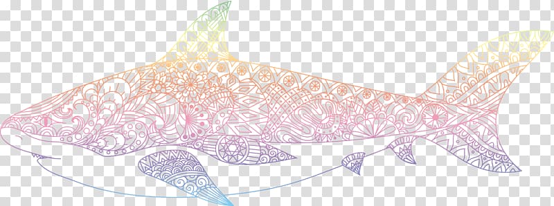 Fish Pattern, shark material transparent background PNG clipart
