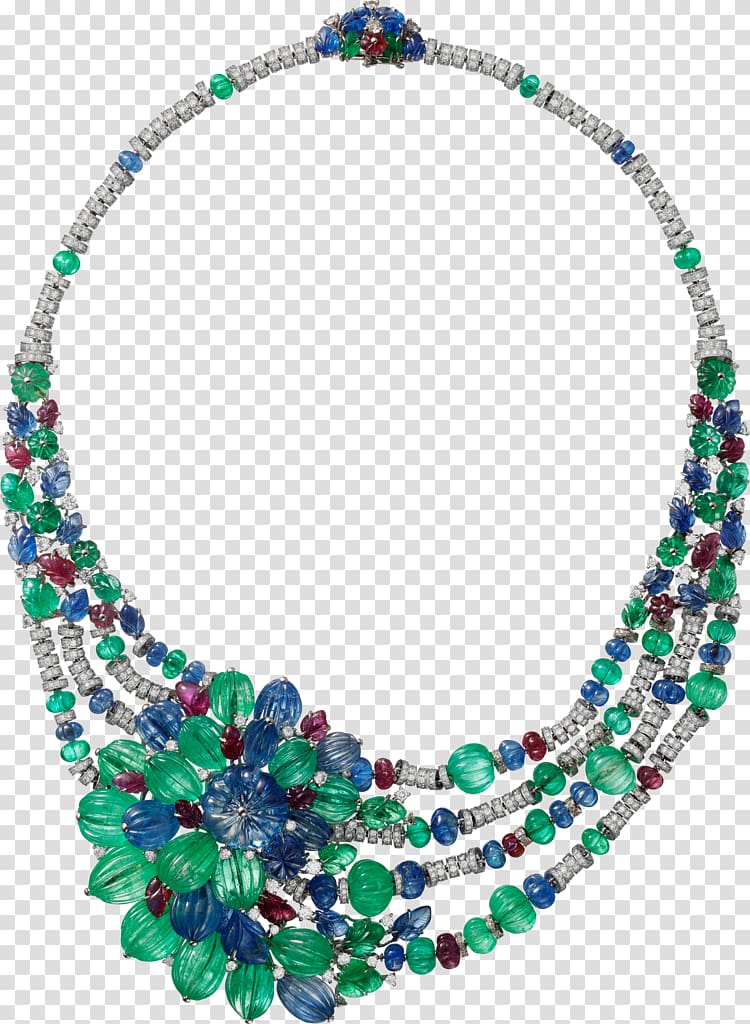 Emerald Necklace Turquoise Jewellery Sapphire, emerald transparent background PNG clipart