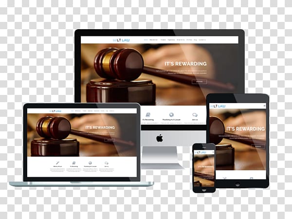 Responsive web design WordPress Web template system, Law Firm transparent background PNG clipart