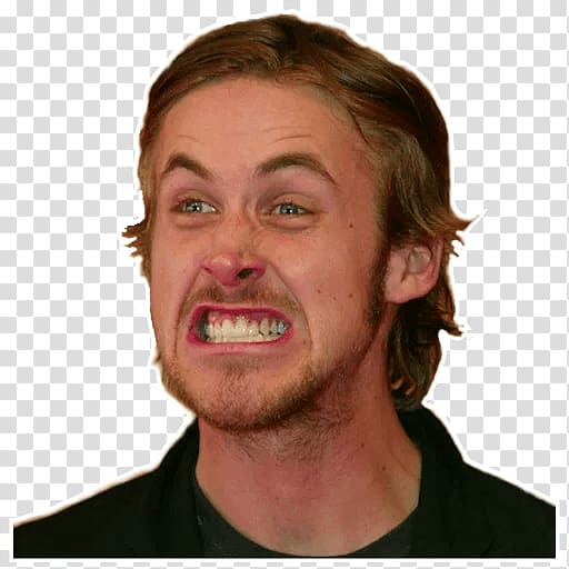 Ryan Gosling Chin Cheek Telegram Jaw, ryan gosling transparent background PNG clipart