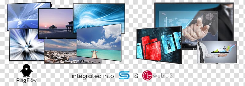 Display device Dell Vostro Display advertising, Signage Solution transparent background PNG clipart