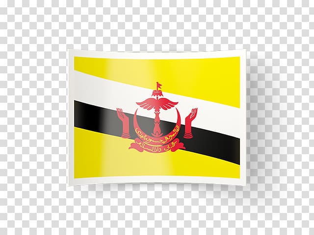 Flag of Brunei Yellow Logo Brand, Flag transparent background PNG clipart