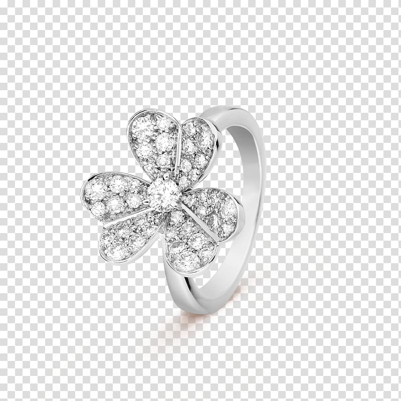 Van Cleef & Arpels Ring Diamond Jewellery Gold, ring transparent background PNG clipart