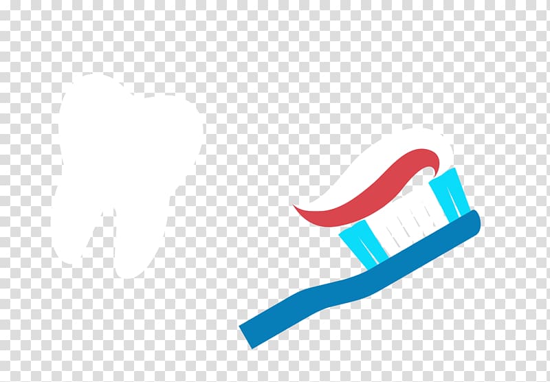 Brand Logo Font, tooth toothbrush toothpaste creative transparent background PNG clipart