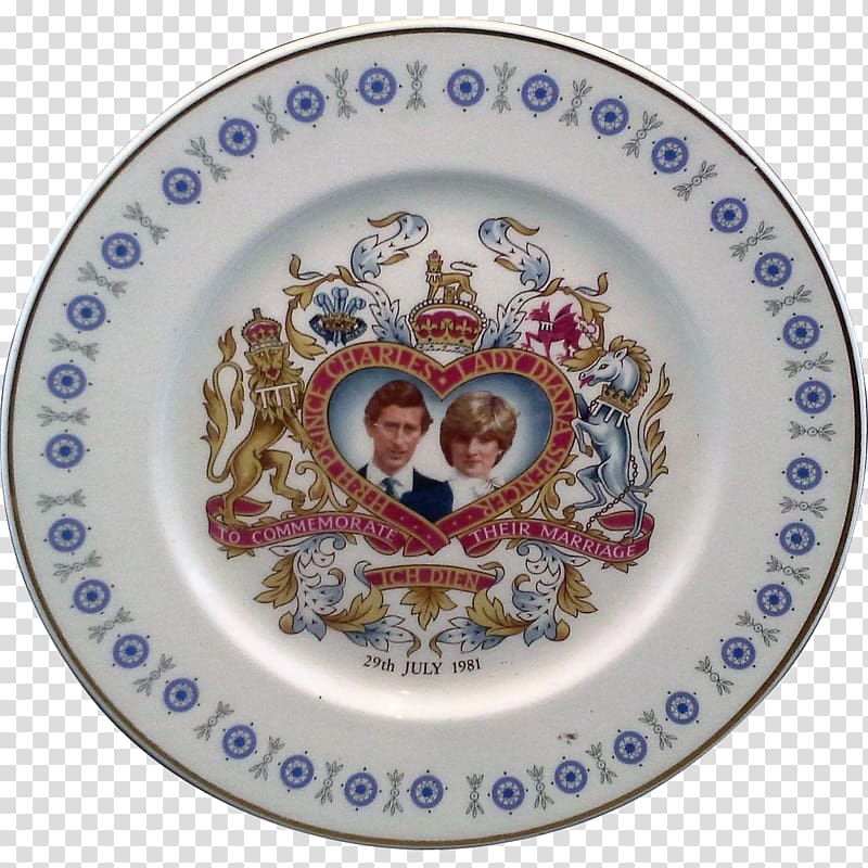 Plate Wedding of Charles, Prince of Wales, and Lady Diana Spencer Wedding of Charles, Prince of Wales, and Camilla Parker Bowles Diana, Princess of Wales Memorial Fountain Wedding of Prince Harry and Meghan Markle, Plate transparent background PNG clipart