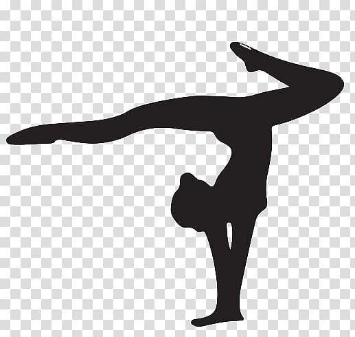 Gymnastics Silhouette Drawing Wall decal , gymnastics transparent background PNG clipart