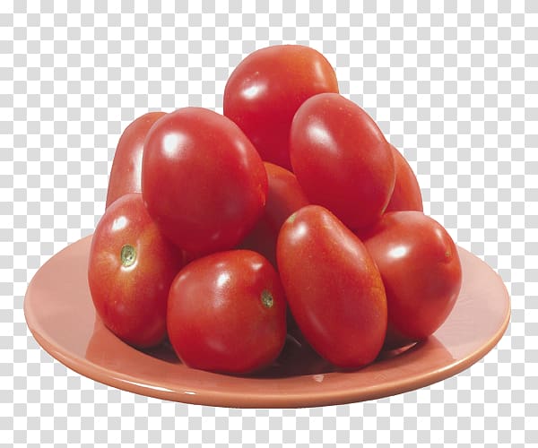 Plum tomato Cherry tomato Stir-fried tomato and scrambled eggs Bush tomato, Picked tomatoes transparent background PNG clipart