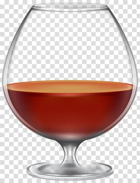 Cognac Wine glass Brandy Snifter, cognac transparent background PNG clipart