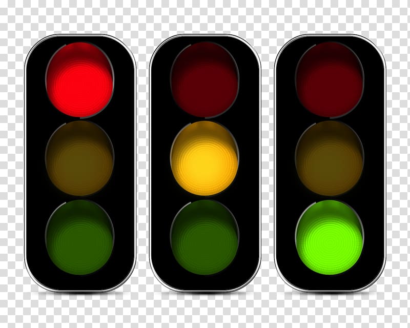 Three traffic lights illustration, Traffic light Traffic ...
