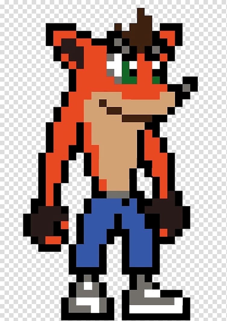 Crash Bandicoot Aku Aku Bead Pixel art Uka Uka, crash bandicoot transparent background PNG clipart