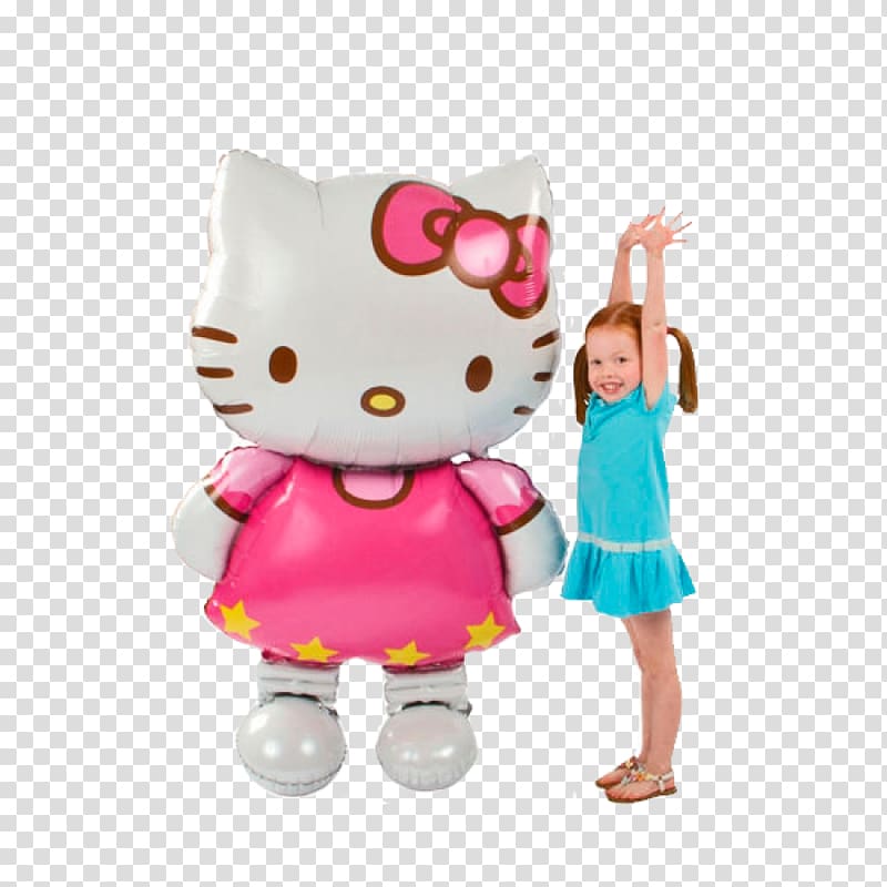 Hello Kitty Mylar balloon Toy Birthday, balloon transparent background PNG clipart