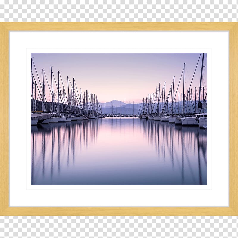 Painting Canvas print Harbor, painting transparent background PNG clipart