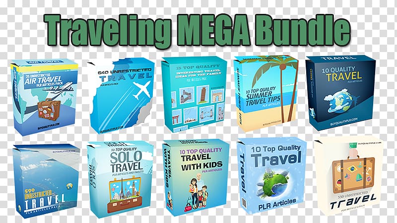 Private label rights Travel Product Marketing Reseller, Mega Bundle transparent background PNG clipart