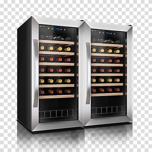Wine cooler Refrigerator Wine cellar Bottle, Wine Cooler transparent background PNG clipart