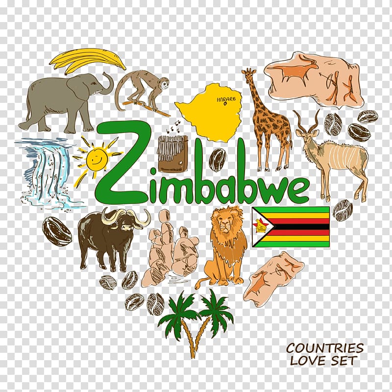 zimbabwe element transparent background PNG clipart