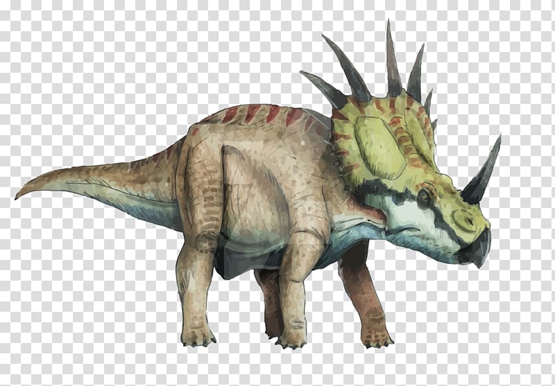 Dinosaur King Pachyrhinosaurus Styracosaurus Triceratops Carnotaurus, triangular dragon transparent background PNG clipart