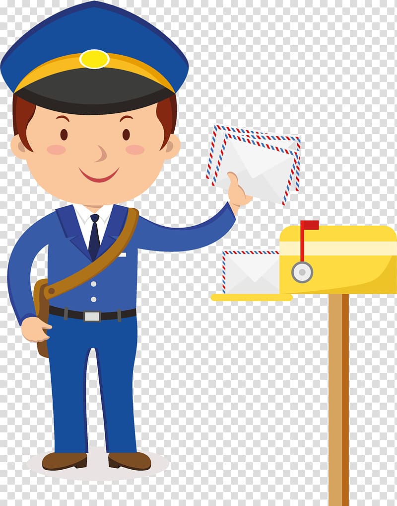 policeman , Mail carrier , postman transparent background PNG clipart.